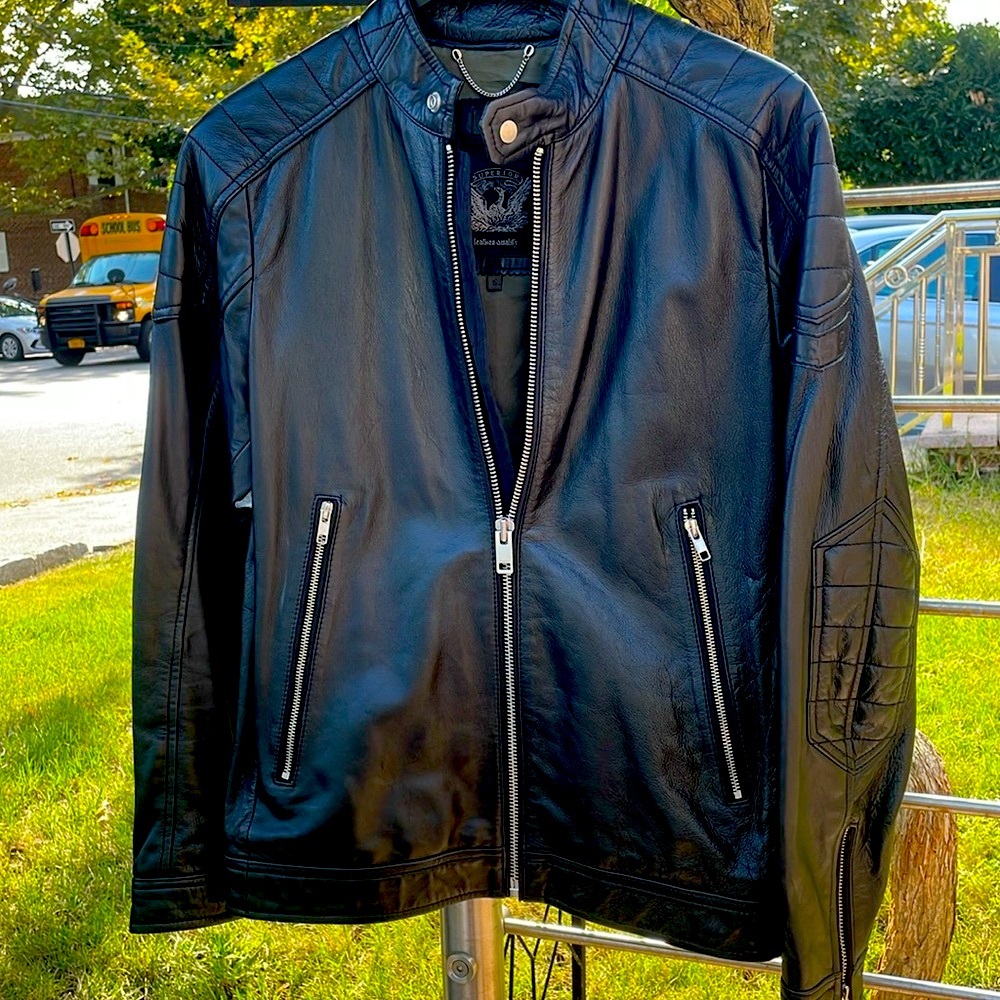 Diesel leather jacket - Picture 3 of 14